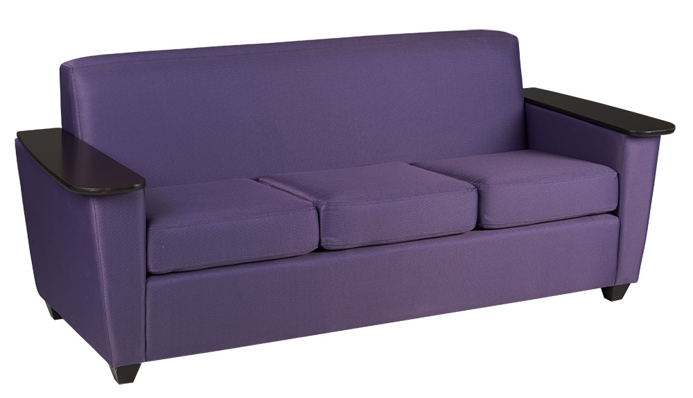 Elle Sofa w\/Fixed Tablet Arms 